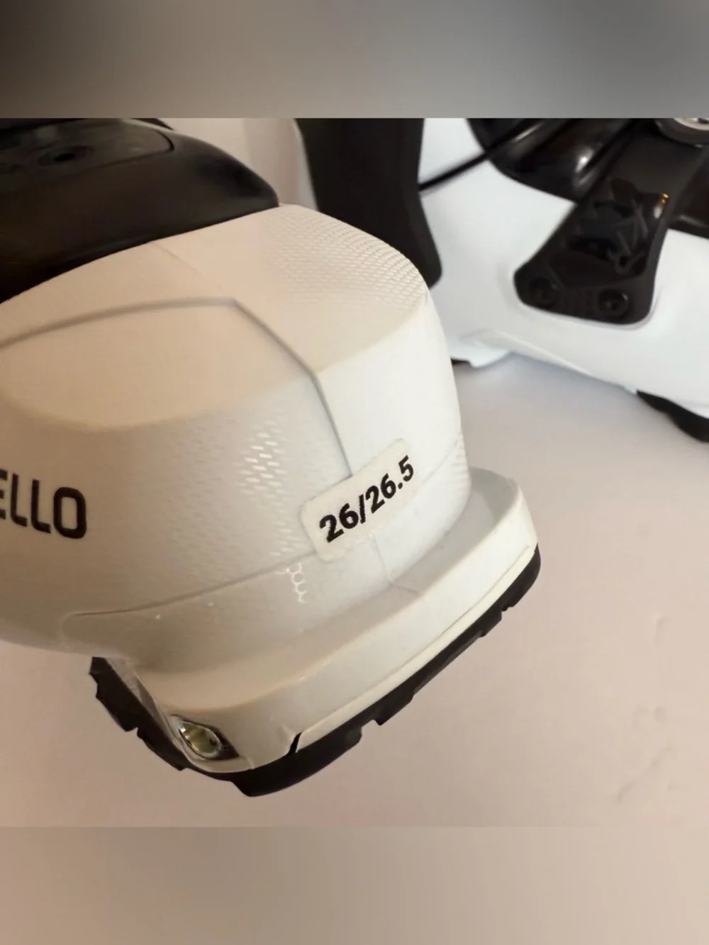 NWT DALBELLO Polar White & Black Chakra Elevate 115 T.I. ID Ski Boot